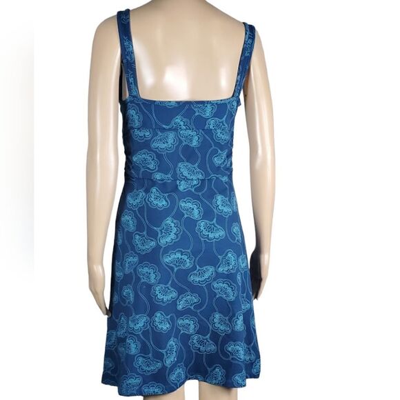 Patagonia Blue Floral Organic Tank Dress - Picture 2 of 5